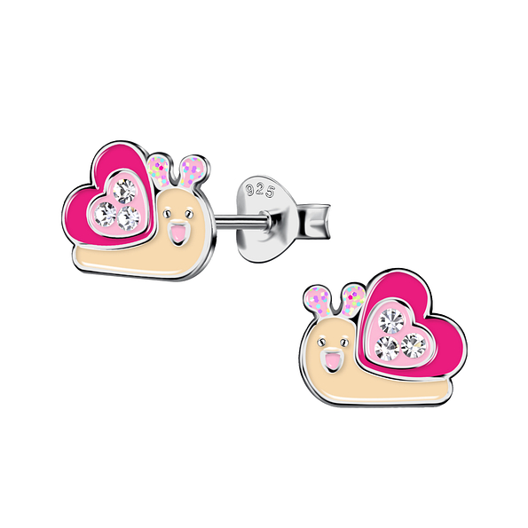 Wholesale Sterling Silver Snail Ear Studs - JD21741