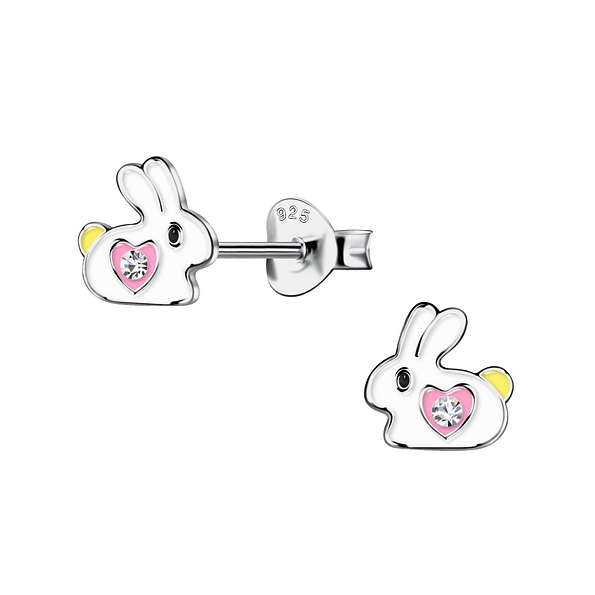 Wholesale Sterling Silver Rabbit Ear Studs - JD23212