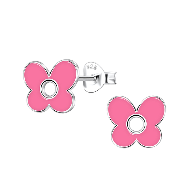 Wholesale Sterling Silver Butterfly Ear Studs - JD22151