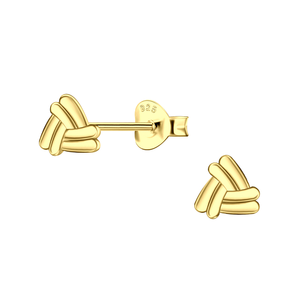 Wholesale Sterling Silver Triangle Ear Studs - JD22046
