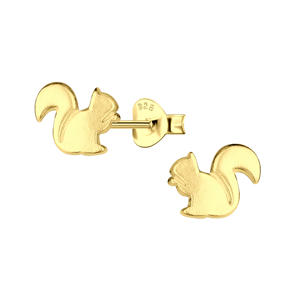 Wholesale Sterling Silver Squirrel Ear Studs - JD23126