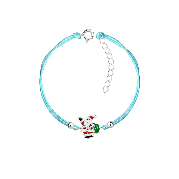 Wholesale Sterling Silver Santa Claus Bracelet - JD23231