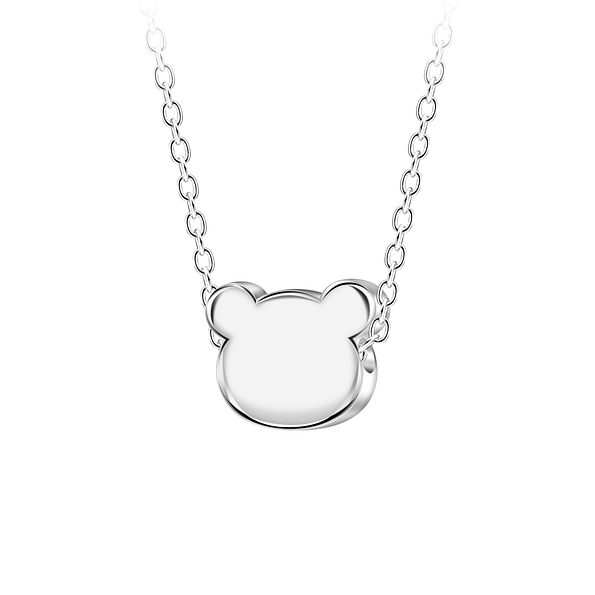 Wholesale Sterling Silver Bear Neckalce - JD23582 Wholesale Sterling Silver Bear Neckalce - JD23582