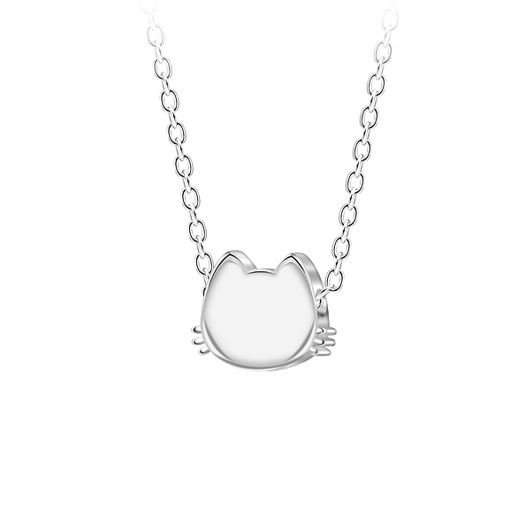 Wholesale Sterling Silver Cat Neckalce - JD23583 Wholesale Sterling Silver Cat Neckalce - JD23583