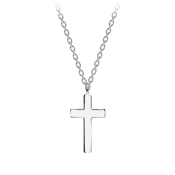 Wholesale Sterling Silver Cross Necklace - JD23192
