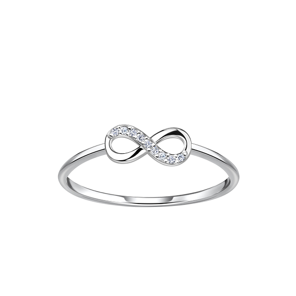 Wholesale Sterling Silver Infinity Ring - JD23086
