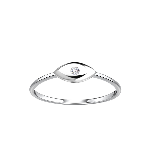 Wholesale Sterling Silver Evil Eye Ring - JD23034