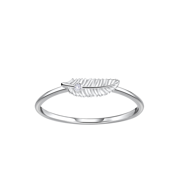 Wholesale Sterling Silver Leaf Ring - JD23038