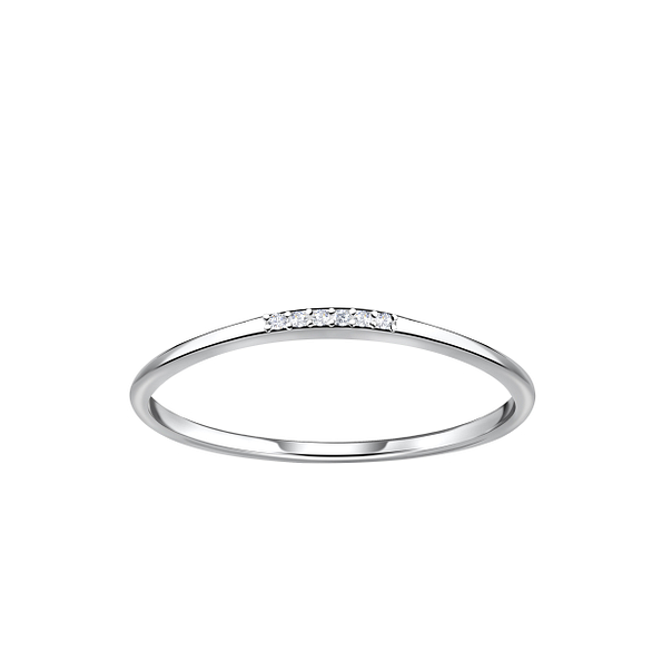 Wholesale Sterling Silver Line Ring - JD23373