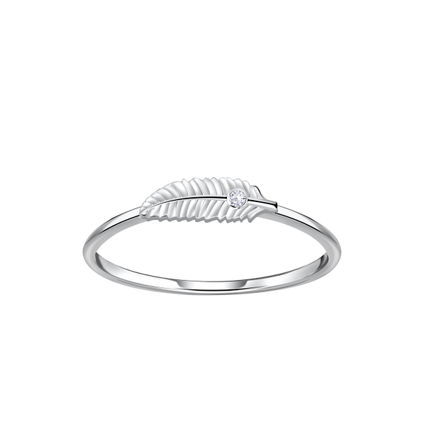 Wholesale Sterling Silver Leaf Ring - JD23038 Wholesale Sterling Silver Leaf Ring - JD23038