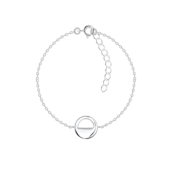 Wholesale Sterling Silver Circle Bracelet - JD23849