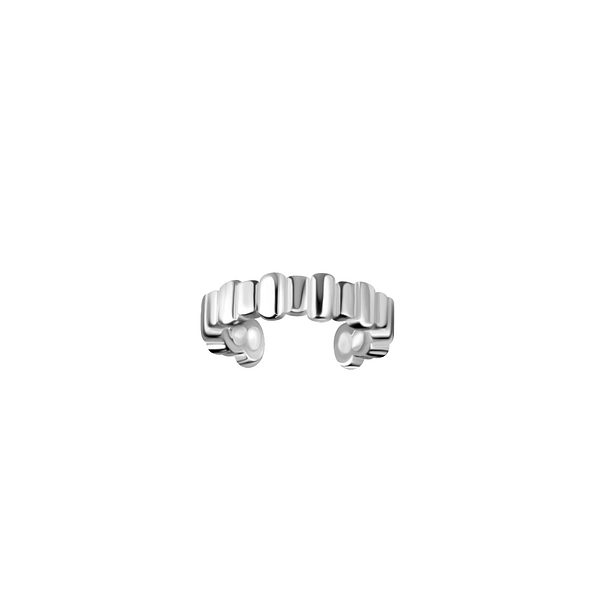 Wholesale Sterling Silver Patterned Ear Cuff - JD23803