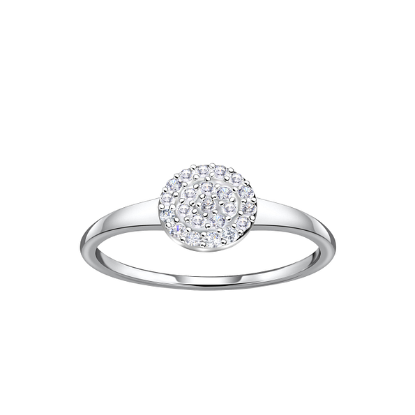 Wholesale Sterling Silver Round Ring - JD24095