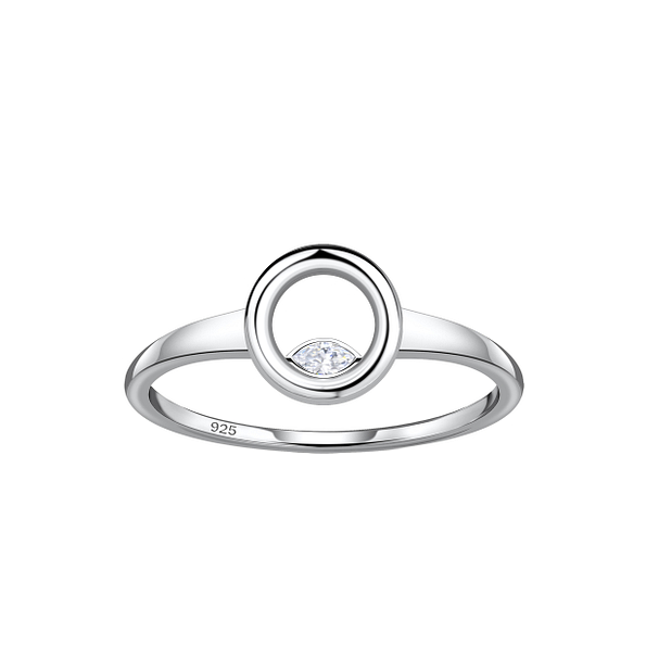 Wholesale Sterling Silver Circle Ring - JD24107
