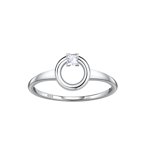 Wholesale Sterling Silver Circle Ring - JD24108