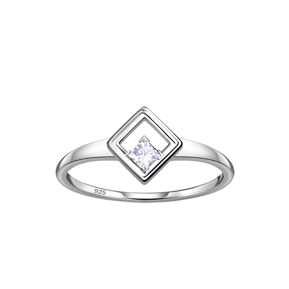 Wholesale Sterling Silver Square Ring - JD24120