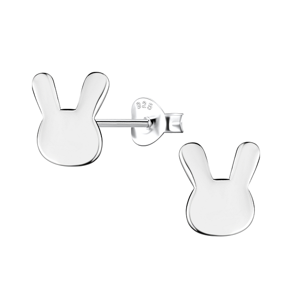 Wholesale Sterling Silver Rabbit Ear Studs - JD24452 Wholesale Sterling Silver Rabbit Ear Studs - JD24452