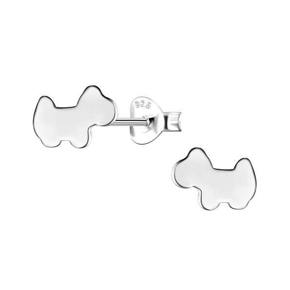 Wholesale Sterling Silver Dog Ear Studs - JD24457