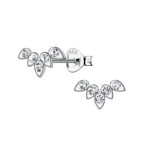 Wholesale Sterling Silver Geometric Ear Studs  - JD23950