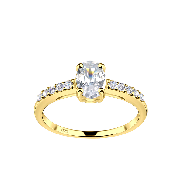 Wholesale Sterling Silver Oval Stone Ring - JD25351 Wholesale Sterling Silver Oval Stone Ring - JD25351