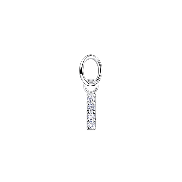 Wholesale Sterling Silver Bar Pendant - JD24290 Wholesale Sterling Silver Bar Pendant - JD24290