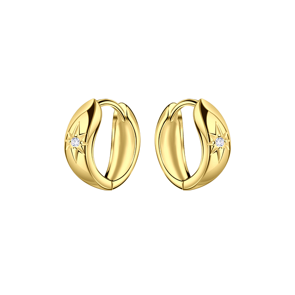 Wholesale 12mm Sterling Silver Geometric Huggie Earrings - JD23892 Wholesale 12mm Sterling Silver Geometric Huggie Earrings - JD23892