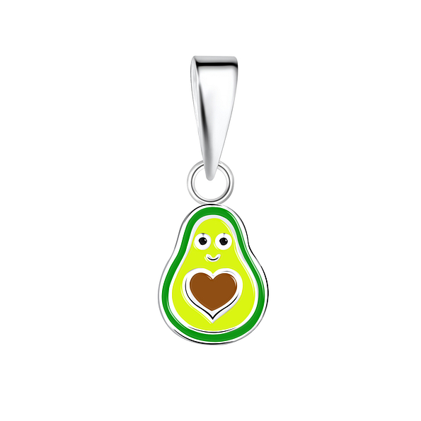 Wholesale Sterling Silver Avocado Pendant - JD24008