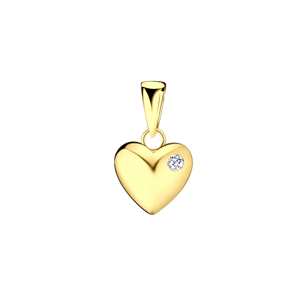 Wholesale Sterling Silver Heart Pendant - JD23407 Wholesale Sterling Silver Heart Pendant - JD23407