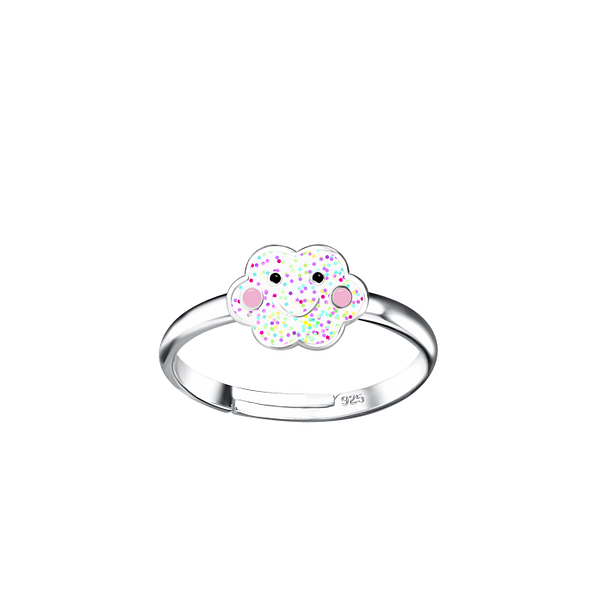 Wholesale Sterling Silver Cloud Adjustable Ring - JD24550