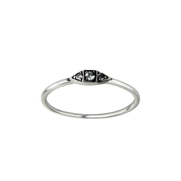 Wholesale Sterling Silver Geometric Ring - JD26090