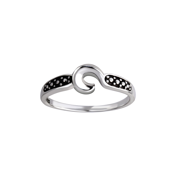Wholesale Sterling Silver Geometric Ring - JD26132 Wholesale Sterling Silver Geometric Ring - JD26132