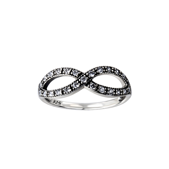 Wholesale Sterling Silver Infinity Ring - JD26108