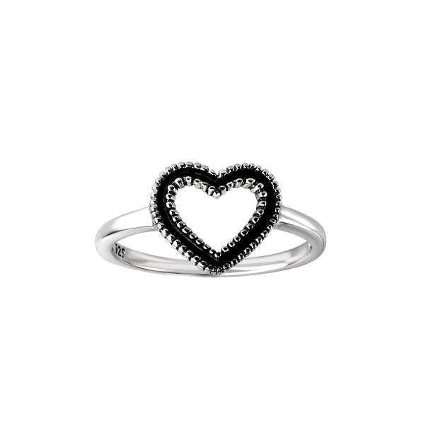 Wholesale Sterling Silver Heart Ring - JD26121