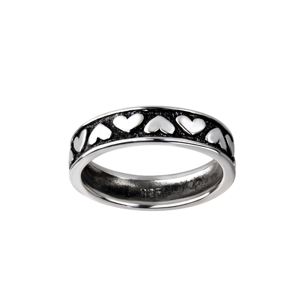 Wholesale Sterling Silver Heart Ring - JD26128 Wholesale Sterling Silver Heart Ring - JD26128