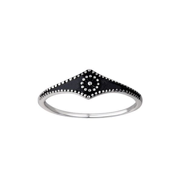Wholesale Sterling Silver Flower Ring - JD26129 Wholesale Sterling Silver Flower Ring - JD26129