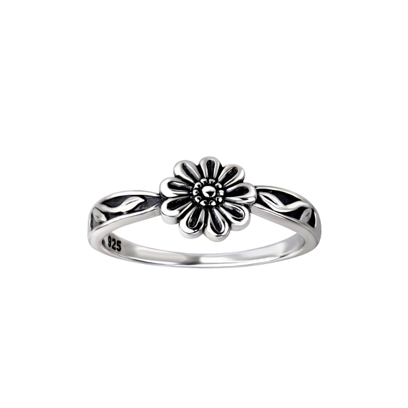 Wholesale Sterling Silver Flower Ring - JD26131 Wholesale Sterling Silver Flower Ring - JD26131