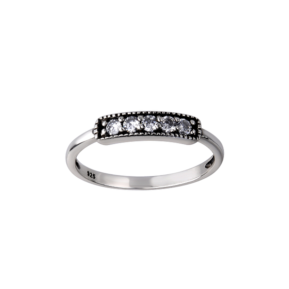 Wholesale Sterling Silver Bar Ring - JD26137