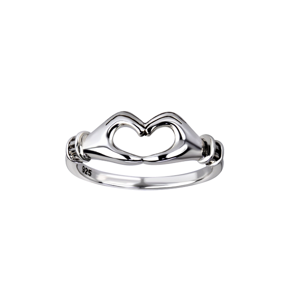Wholesale Sterling Silver Heart Ring - JD26150 Wholesale Sterling Silver Heart Ring - JD26150
