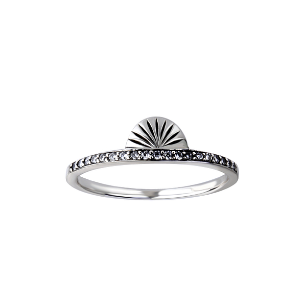 Wholesale Sterling Silver Geometric Ring - JD26154 Wholesale Sterling Silver Geometric Ring - JD26154