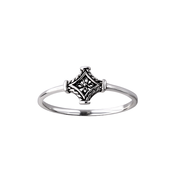 Wholesale Sterling Silver Geometric Ring - JD26161