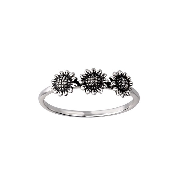 Wholesale Sterling Silver Sunflower Ring - JD26162