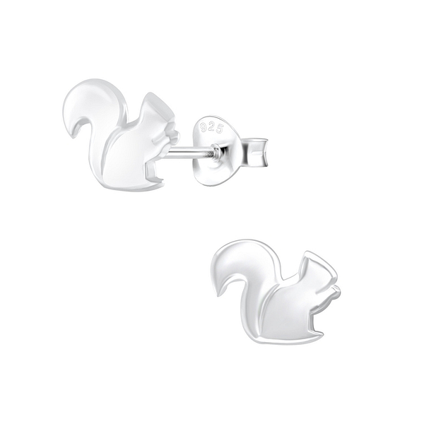 Wholesale Sterling Silver Squirrel Ear Studs - JD2470