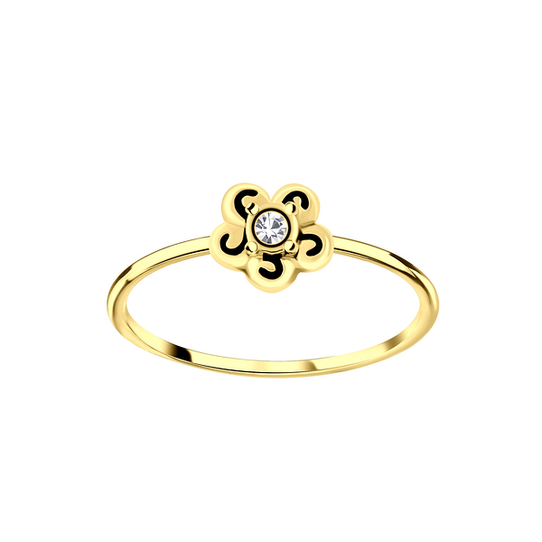 Wholesale Sterling Silver Flower Ring - JD6311