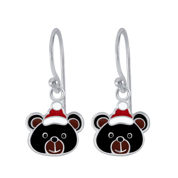 Wholesale Sterling Silver Bear Earrings - JD2080