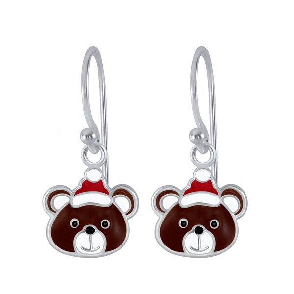 Wholesale Sterling Silver Bear Earrings - JD2079