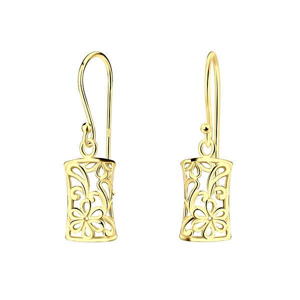 Wholesale Sterling Silver Flower Earrings - JD6577