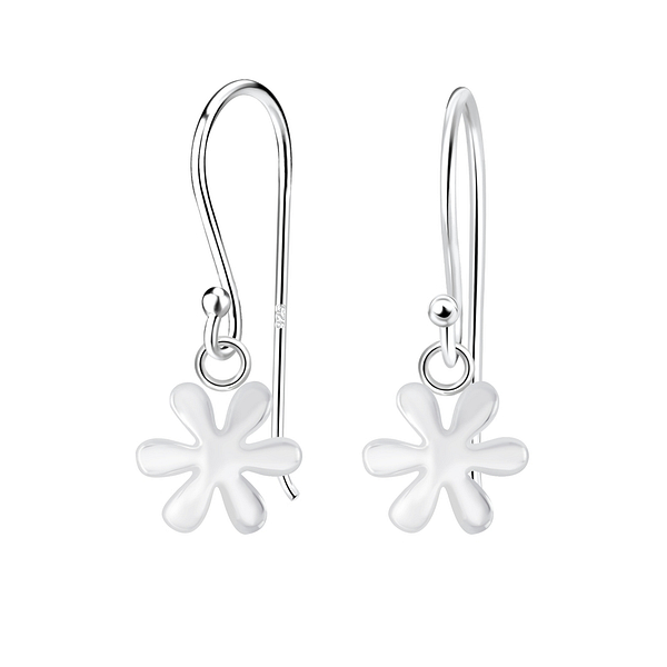 Wholesale Sterling Silver Flower Earrings - JD6719