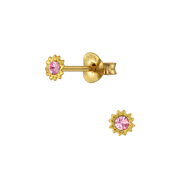 Wholesale Sterling Silver Flower Stud Earring - JD4061