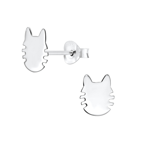 Wholesale Sterling Silver Cat Ear Studs - JD7001