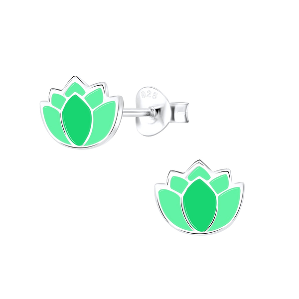 Wholesale Sterling Silver Flower Ear Studs - JD9097